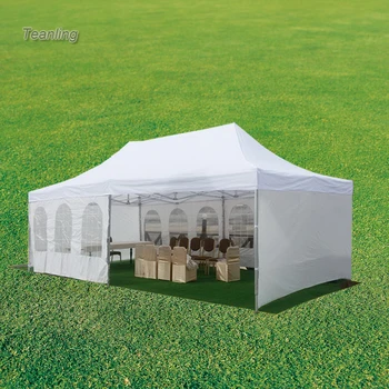 Tenda parasole da 13FT×8FT/Garboniera da giardino/Tenda grande per eventi/Grande gazebo/Tende da esterno estive A prova di acqua Resistente ai raggi UV Con esagonale da 50 mm 1