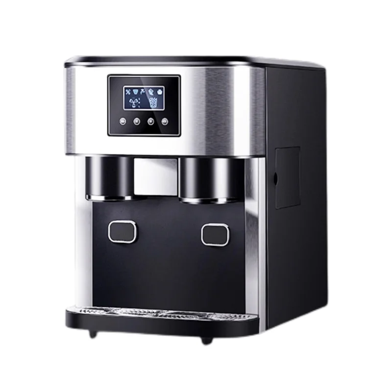 

110V 220v Ice Water 16KG Dispenser Electric bullet cylindrical Ice machine Automatic Household ice making Machine Milk Tea Shop