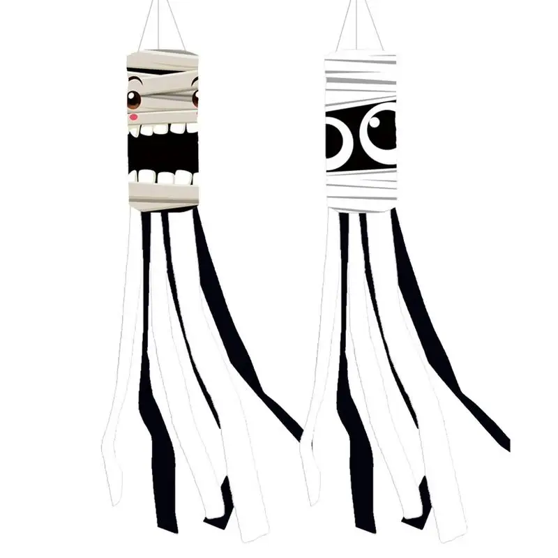 

Halloween Windsock Flag Windpipe Flag With Creepy Ghost Party Flag Decoration For Halloween For Lawn Restaurants Hotels Cafes