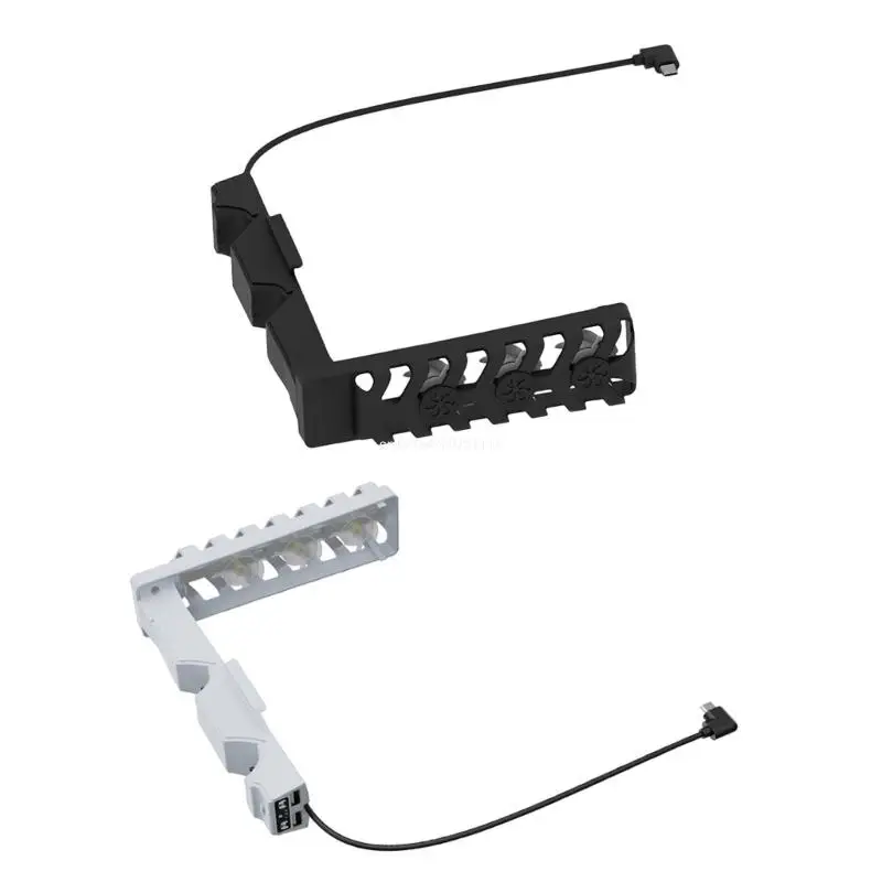 

Cooling System with 2 USB Port Controllers Charging Function Quiet Cooling Fan Dropship