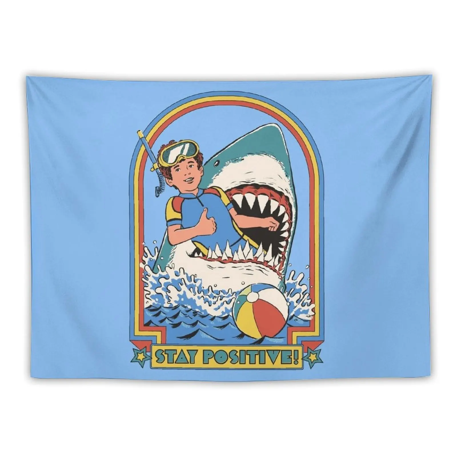 

Stay Positive Tapestry Decorative Paintings Decoration For Rooms Tapestry