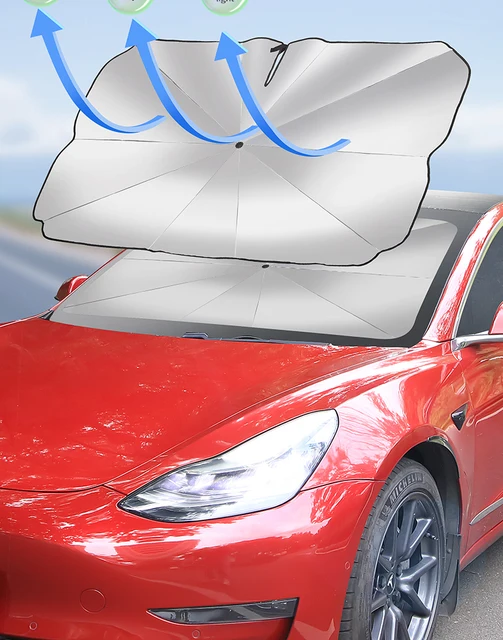 Sonnenschutz Auto Frontscheibe, Sonnenschutz Für Die Windschutzscheibe,  2023 Upgrade 360° Rotatable Foldable UV Protection Car Parasol for Cars and