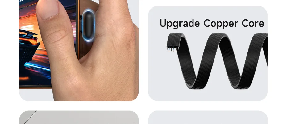 Hagibis USB-C Right-Angle Short Cable 60W