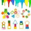 Children's Wooden Category Stack Toy Education Color Shape Classification Instrument Puzzle Toys 2