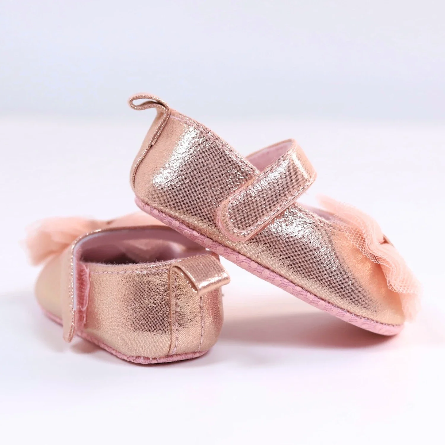 Baby Step Shoes Baby's First Pair of Toddler Shoes Baby Breathable Non-slip Girls Fashion Princess Lace Style