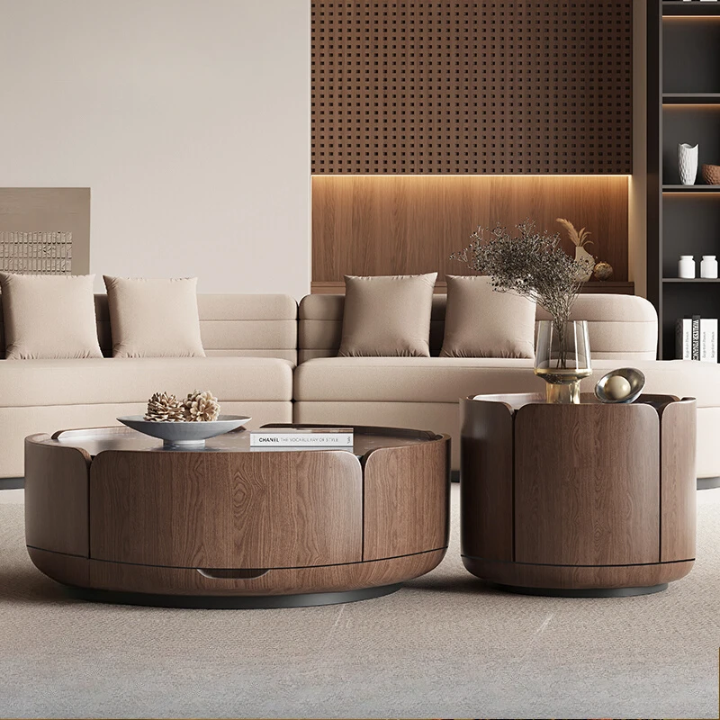 Italian Sofa Table Modern Minimalist Living Room Creative Rock Round Sofa Table Room Center Tavolino Da Divano Home Furniture