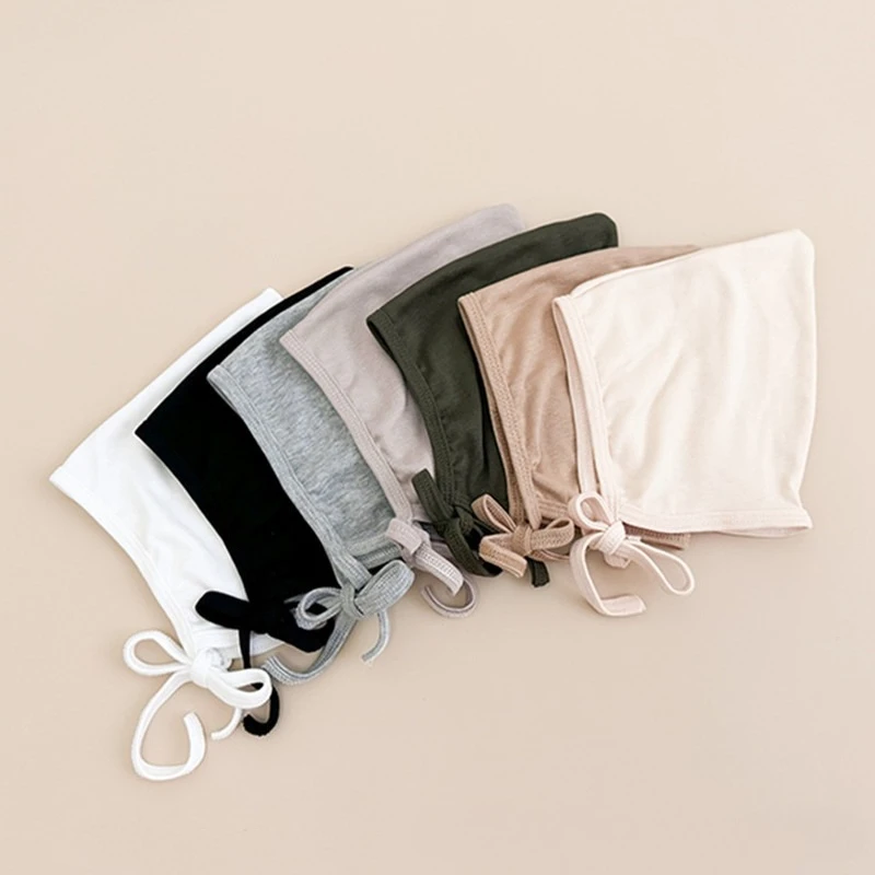 Baby Solid Color Ear Protection Hat Soft and Cute Newborn Knitted Pointed Corner Hat Infant and Toddler Care Door Tire Cap