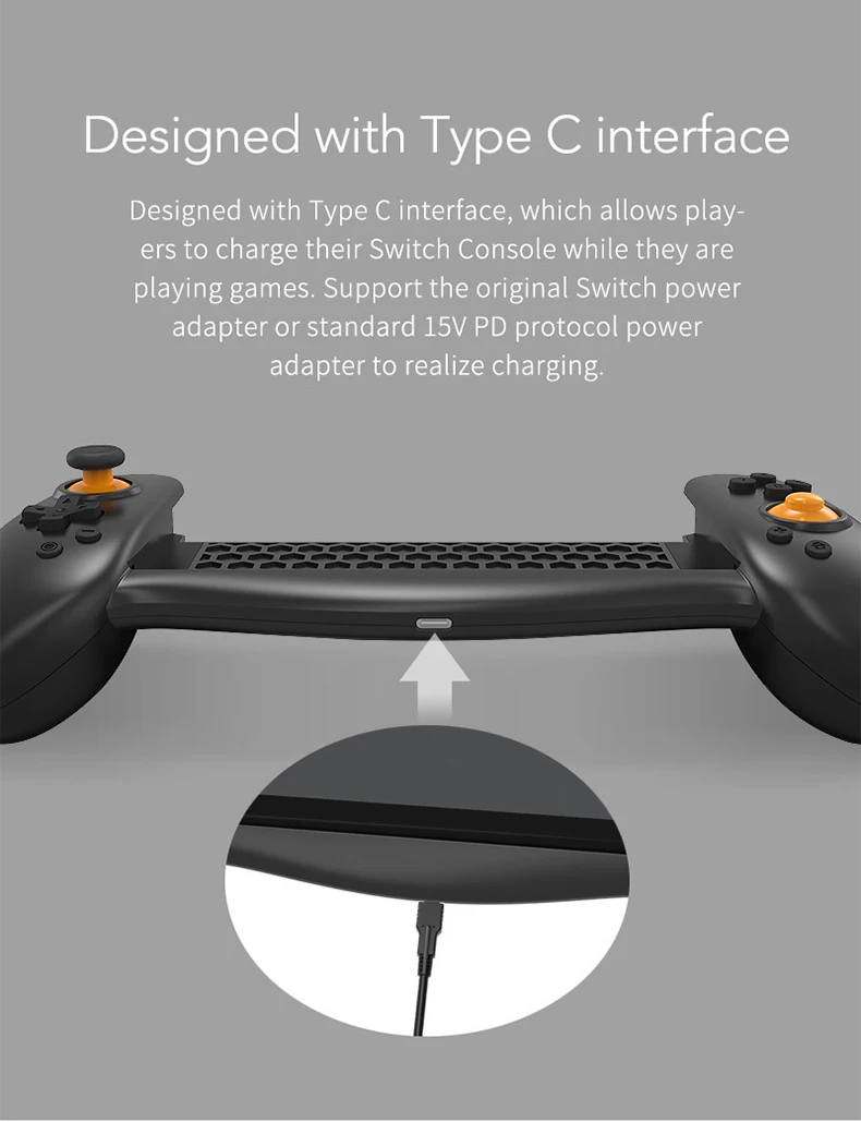 DOBE Switch Console Grip Controller fit for Nintendo Switch Game Accessories