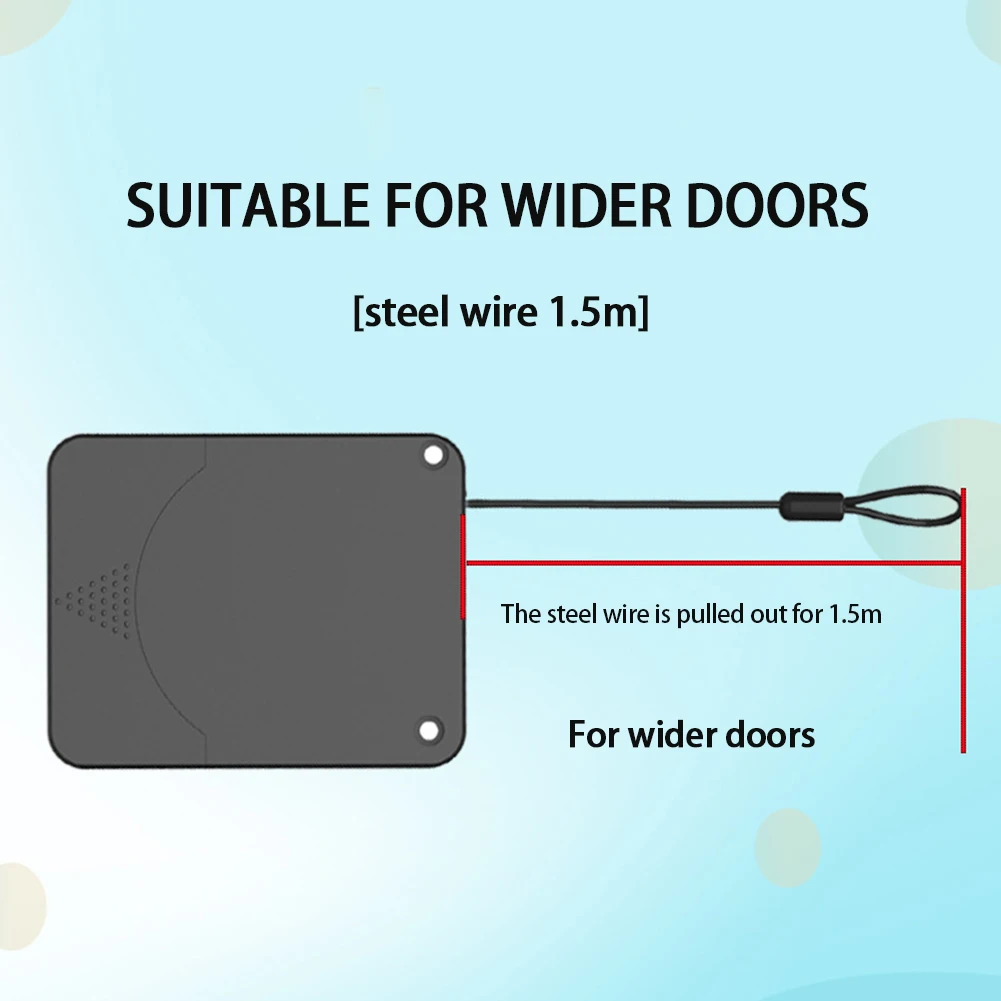 Door closer Punch-free Automatic Sensor Door Closer Automatically Close With Damping Buffer Door Closer For Drawers Rawstring