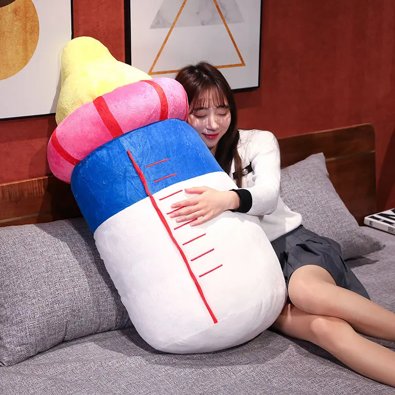 

Креативные милые плюшевые игрушки в виде бутылки с молоком, детская подушка в виде бутылки, мягкая подушка, мягкие плюшевые детские игрушки, подарки для девочек на день детей, 25-60 см