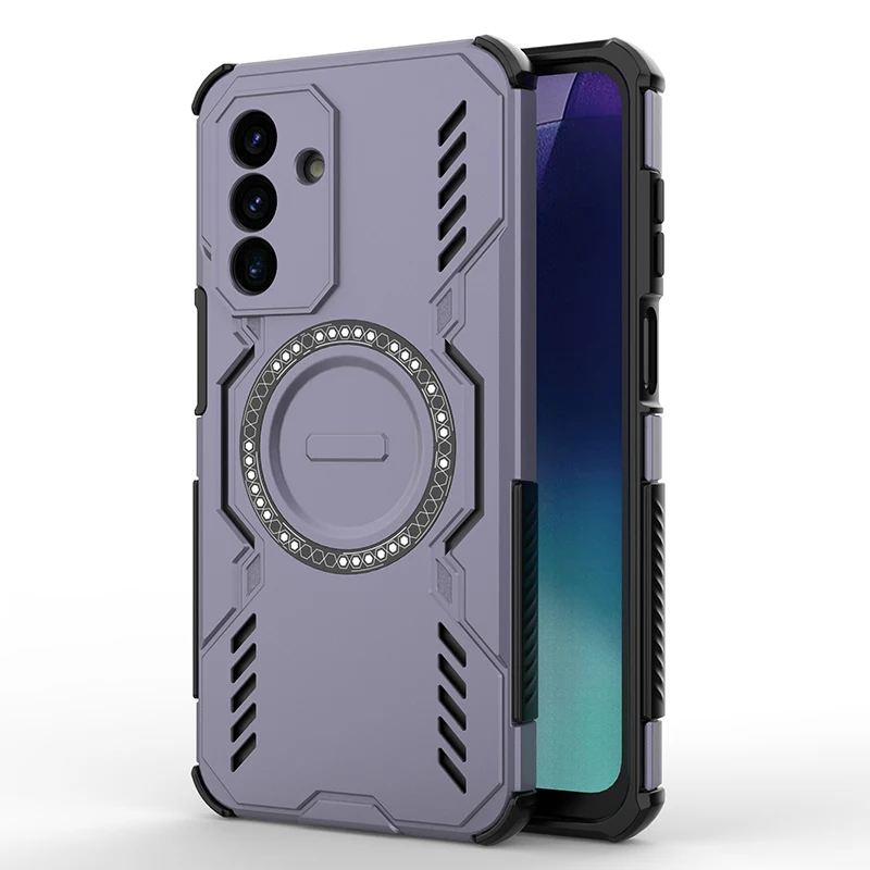 Shockproof Armor Protection Phone Case with Car Magnetic Holder