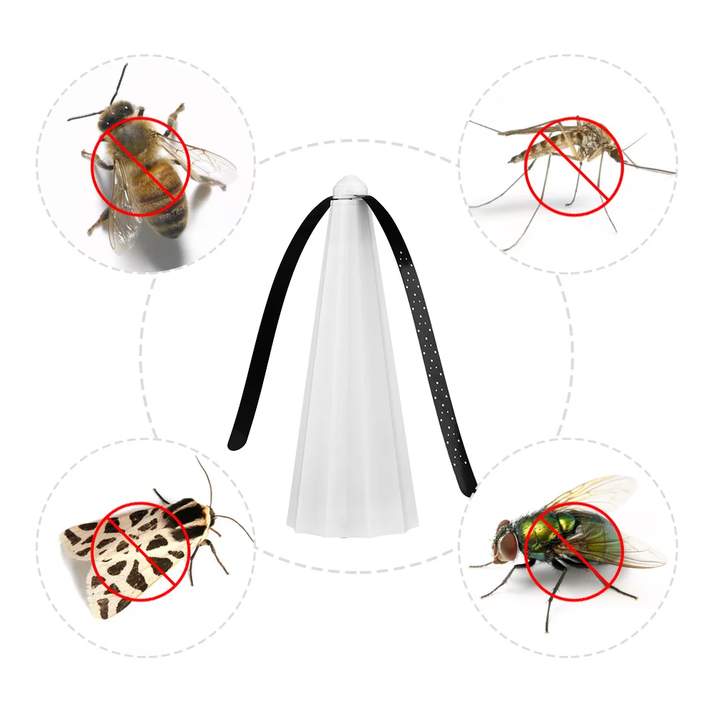 

Table Fly Repellent Fan Multifunctional Portable Automatic Bug Repellent Spinner with Soft Blades for Indoor Outdoor Bug Zapper