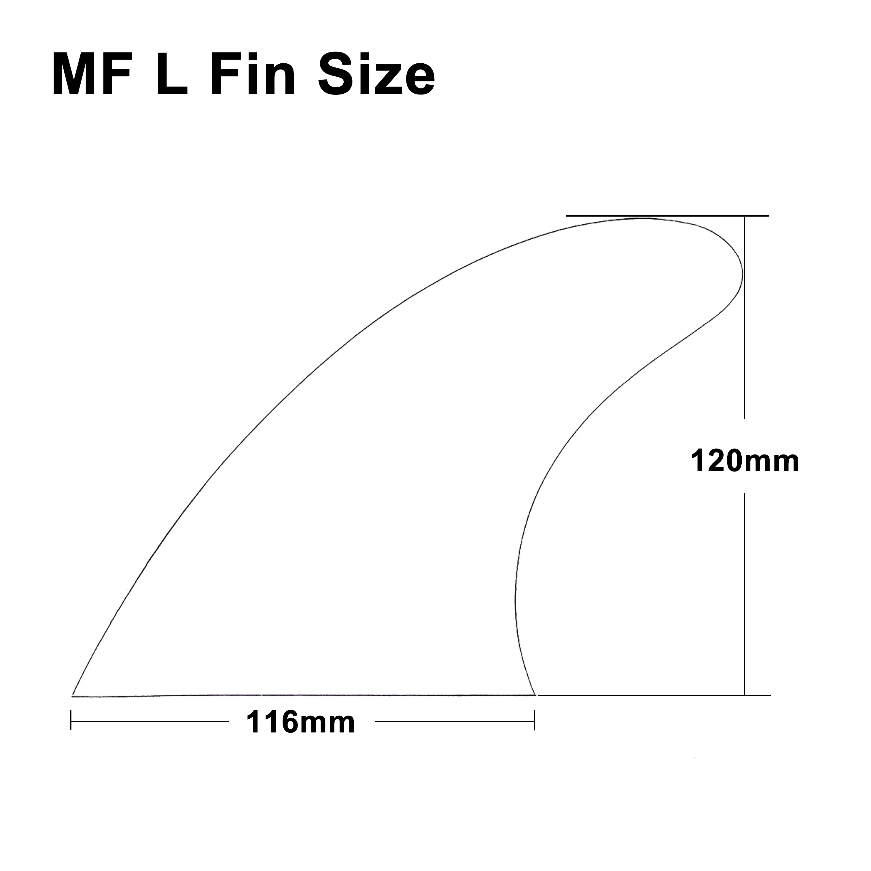 RISECE FCS 2 Big Honeycomb Surfboard Fins Single Tab MF-L Tri Fin Set Hexa Core Surfboard Fins 3PCS for Surfing