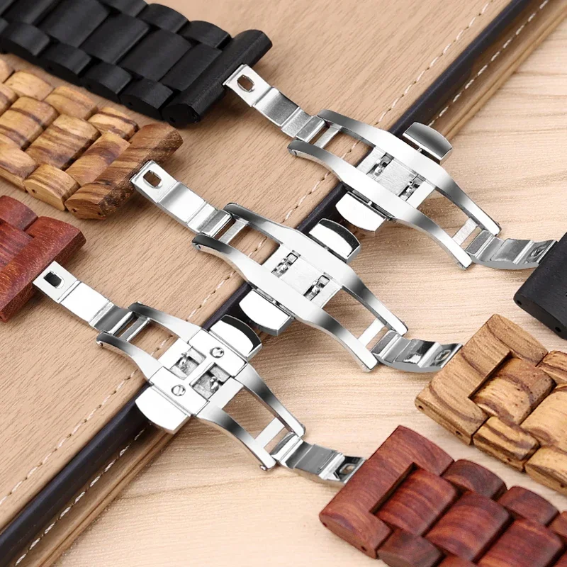 Elegant Wooden Watch Band - Premium Wood Bracelet