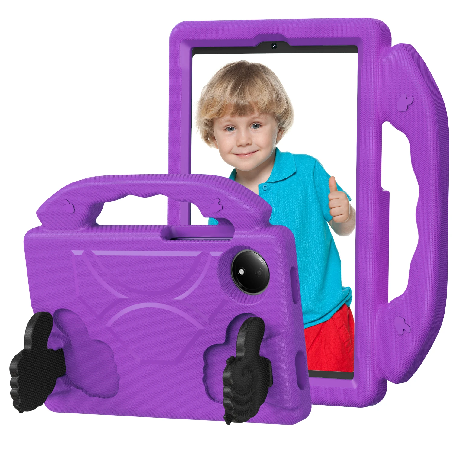 Durable Shockproof Tablet Case with Handle - Lightweight and Drop-Proof