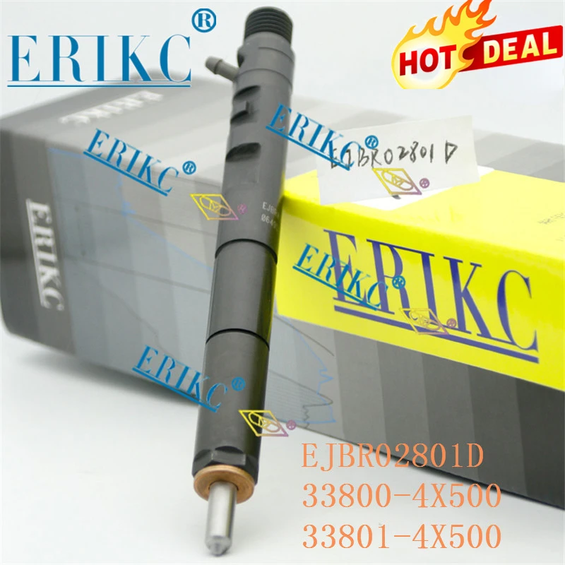 

Форсунка дизельного инжектора ERIKC ejbr0285000, 33800-4X500 33801-4X500, Форсунка с общей топливной магистралью EJBR 0285000 для Euro3 HYUNDAI KIA
