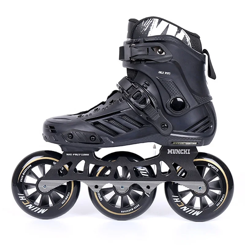 EACH High Quality Skate Inline Professional Speed Slalom Skate Roller Skating Man Roller Shoes For Adult Man With 3 Wheels