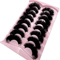 MKYDCG nouveau 8 paires de cils 3D vison cils épais 8D moelleux doux Extension de cils naturel faux cils maquillage vison cils 6