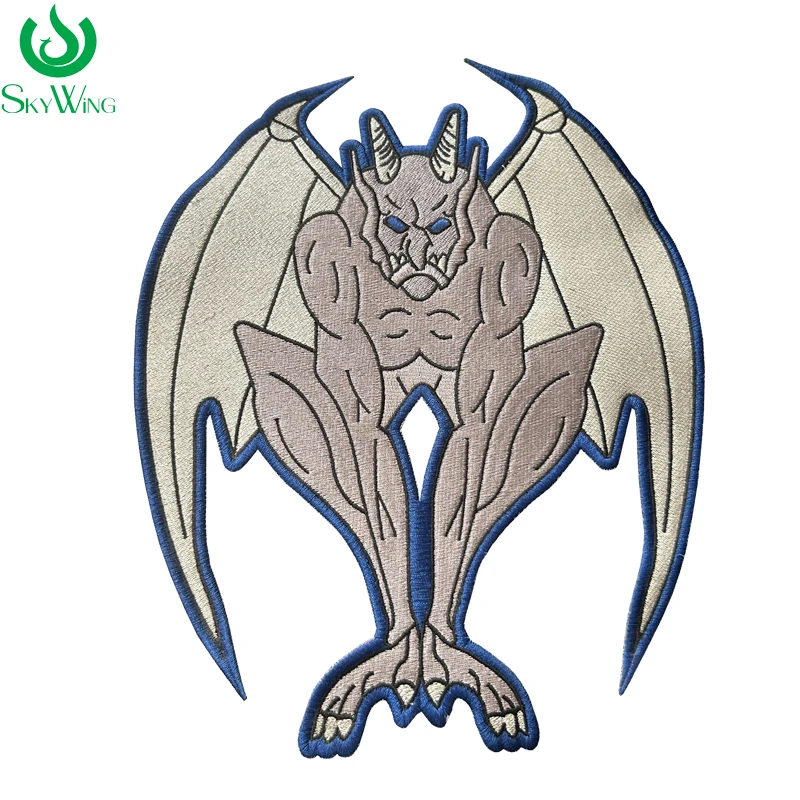 Bat Embroidered Iron On Patches