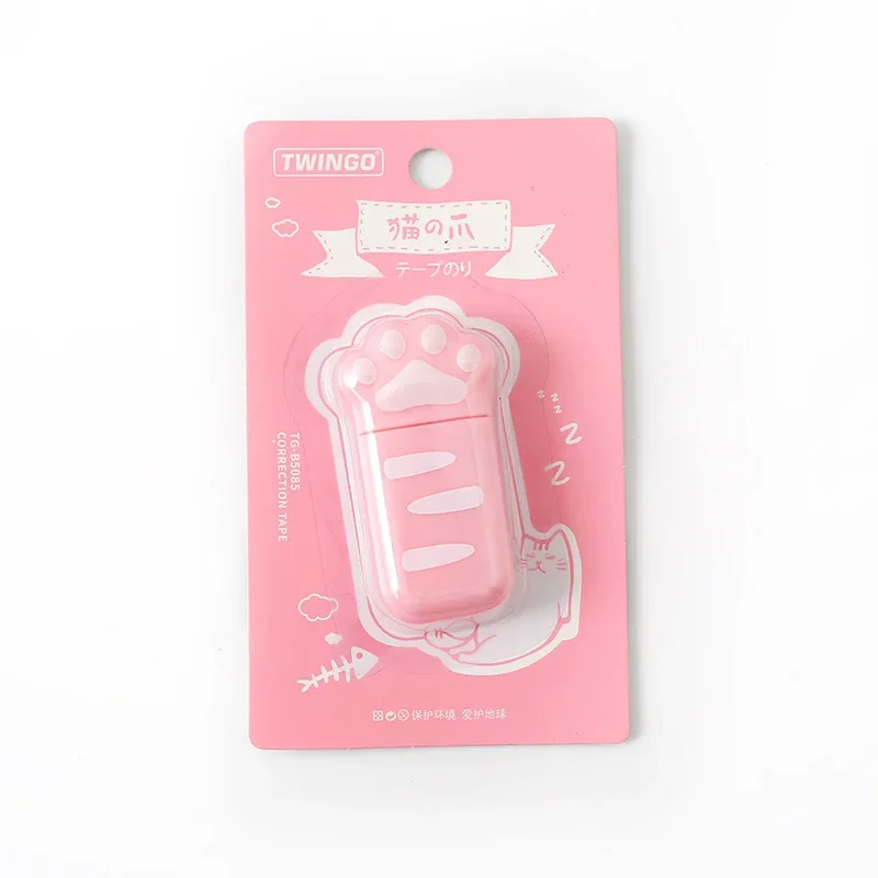6M Cartoon Cat Claw Correction Tape - Cute Eraser Tape For School, Office, Fast & Clean - View #4