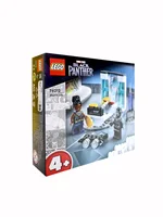LEGO 76212 superhero Marvel Shuli's laboratory building kit; Black Panther Building Blocks Toy for Children Aged 4 and Over 4