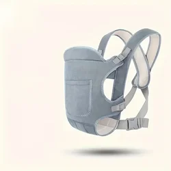 Versatile All-Season Multifunctional Baby Sling Carrier with Four Carrying Methods (Gray)
