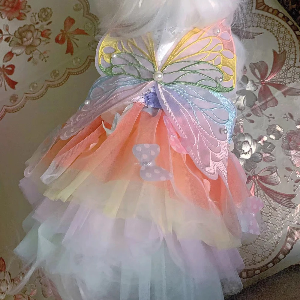 Pet Dress Summer Pet Princess Clothes for Dogs Cats