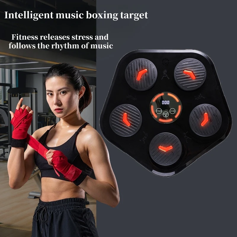 Smart music boxing machine for home use, adults and children, Bluetooth music boxing target, electronic wall target, reaction 3
