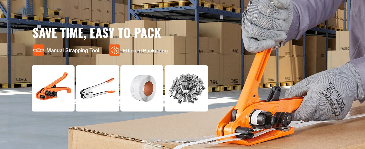 Close-up of tensioner and sealer tools