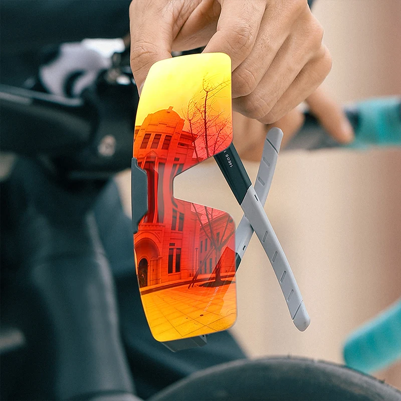 Enhanced Outdoor Sports Sunglasses with Polarized Flip Lens and UV Protection