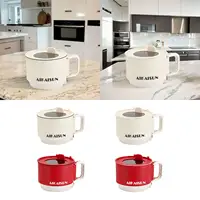 Electric Hot Pot Household Nonstick Portable Electric Cooker 1.5L Frying Pan for Oatmeal Dumpling Ramen Soup Eggs 2