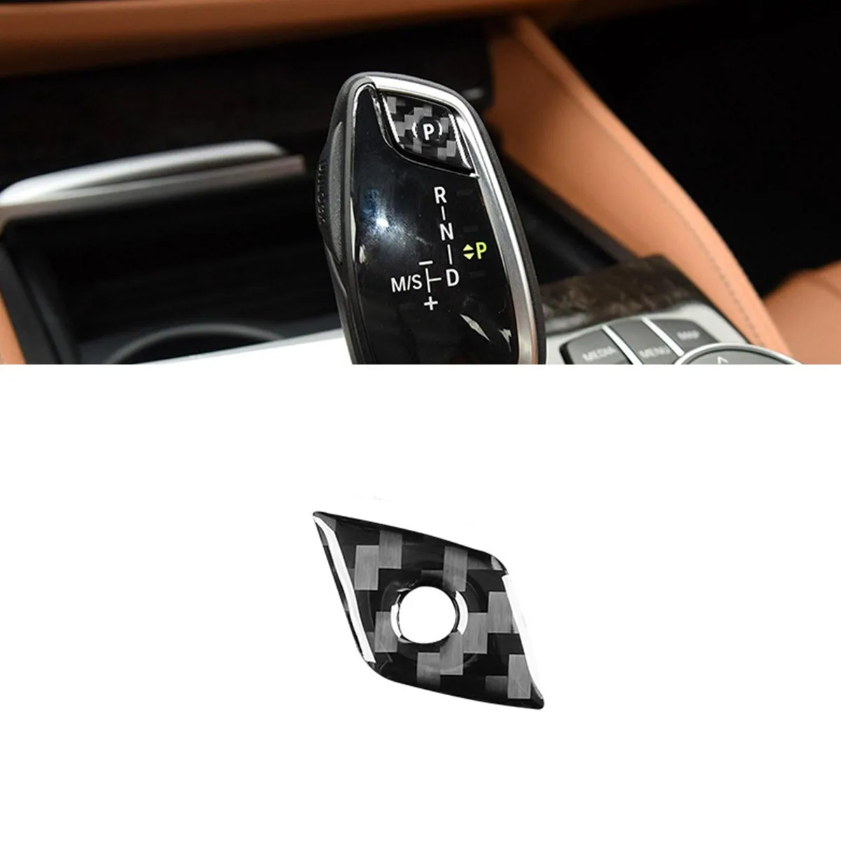 

Carbon Fibre Full Interior Accessories Real Carbon Fibre Stickers For BMW G30 5 Series 2018 2019 2020 2021 Gear P Frame