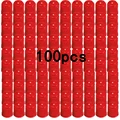 100Pcs Red