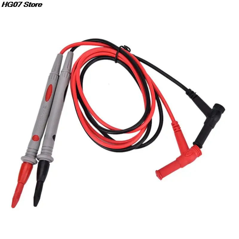 Multimeter Probes 2Pcs/Set Needle Silicone Wire Gold-Plate Tip Probe Test Leads for Digital Multimeter