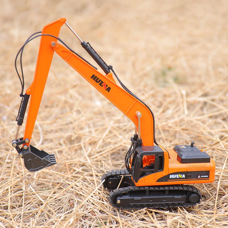 Metal Diecast Excavator Model Toy for Kids