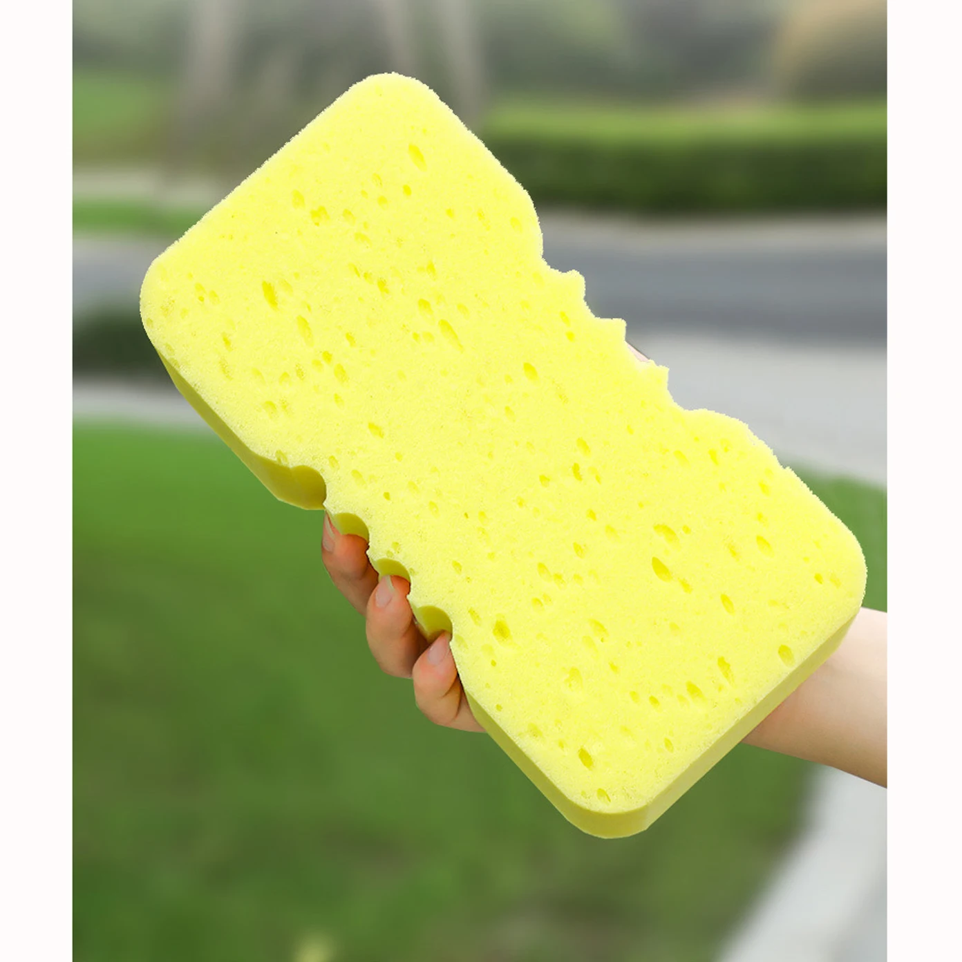 1pc Large Car Washing Supplies Multi Foam Coral Sponge Coffee Car Washing Sponge Car Washing Tools Sponge Cleaning Accessories 4