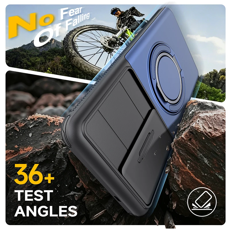Magnetic Shockproof Phone Armor Case with Car Mount Support