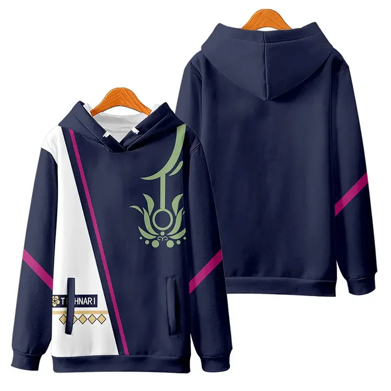 

Anime cosplay Tighnari Hoodies Cosplay Genshin Impact Costume Zipper Jacket Coat Fashion Pullover Tops Adult Streetwear Clothes