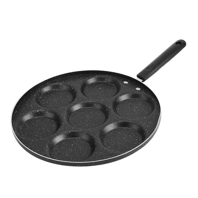 multi hole pancake and egg pan non stick burger mould pan for UK camping