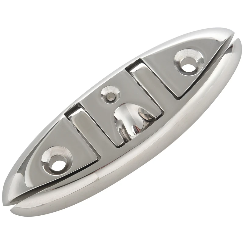

Stainless Steel 316 Marine Grade Boat Flip Up Folding Pull Up Cleat Dock Deck Marine Hardware Line Rope Mooring Cleat Accessorie