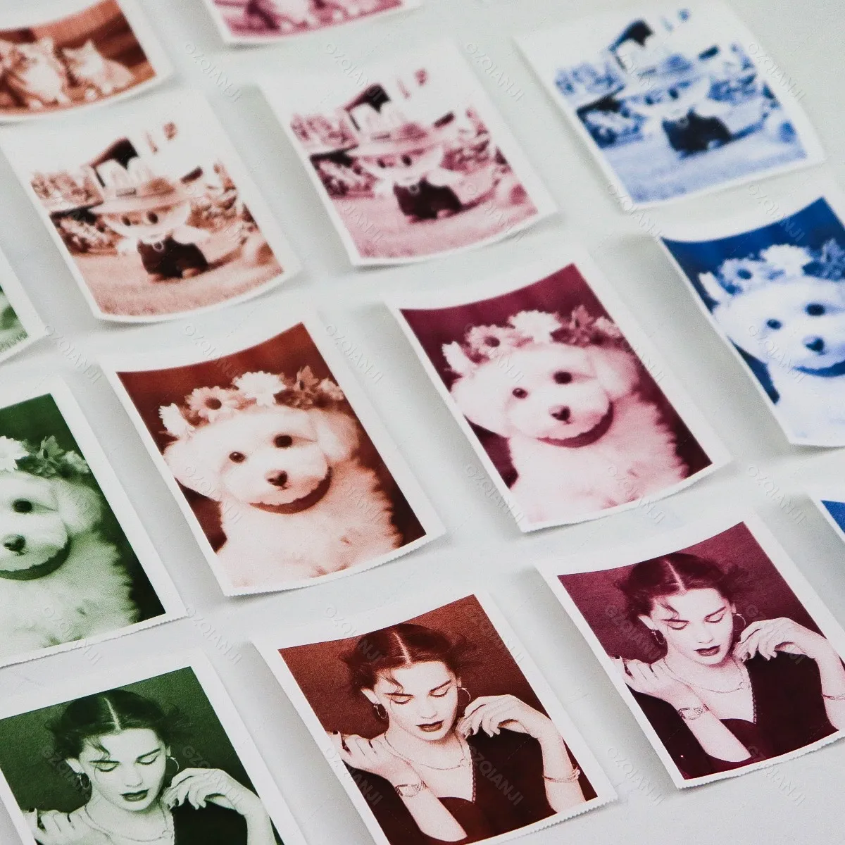 57mm HD Color Thermal Paper White Rolls For Mini Receipt Printer Instant Print Kids Camera Pocket Photo Paper,White Sticker