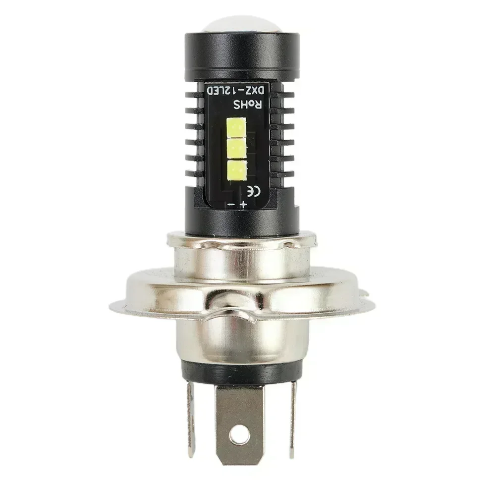 9003 자동차 전구 COB 변환 H4 LED 순백색 교체, 하이 로우 빔 헤드라이트, 1800LM, 1PC, 6000K, 60W