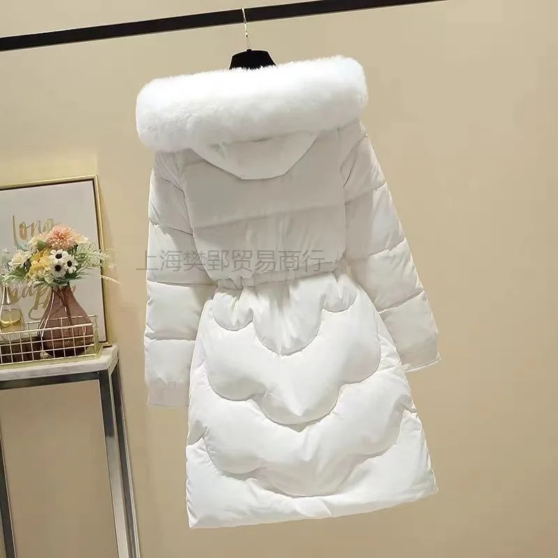 

2023 Women's New Down Cotton Coat, Winter Hot Style Style, Overcoming Thickened Mid length Cotton Coat, Cotton Coat