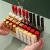Clear Lipstick Box With Multi-grid Multifunctional Desktop Makeup Display Stand For Bedroom 1
