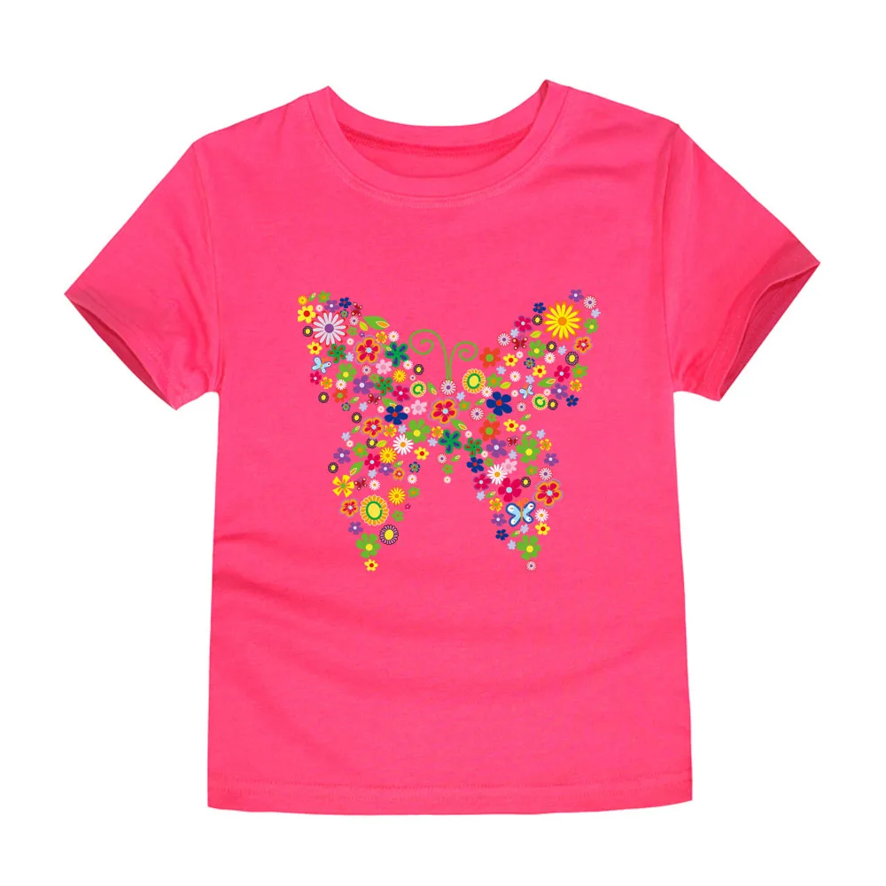 Girl's Cotton Butterfly Tee 6