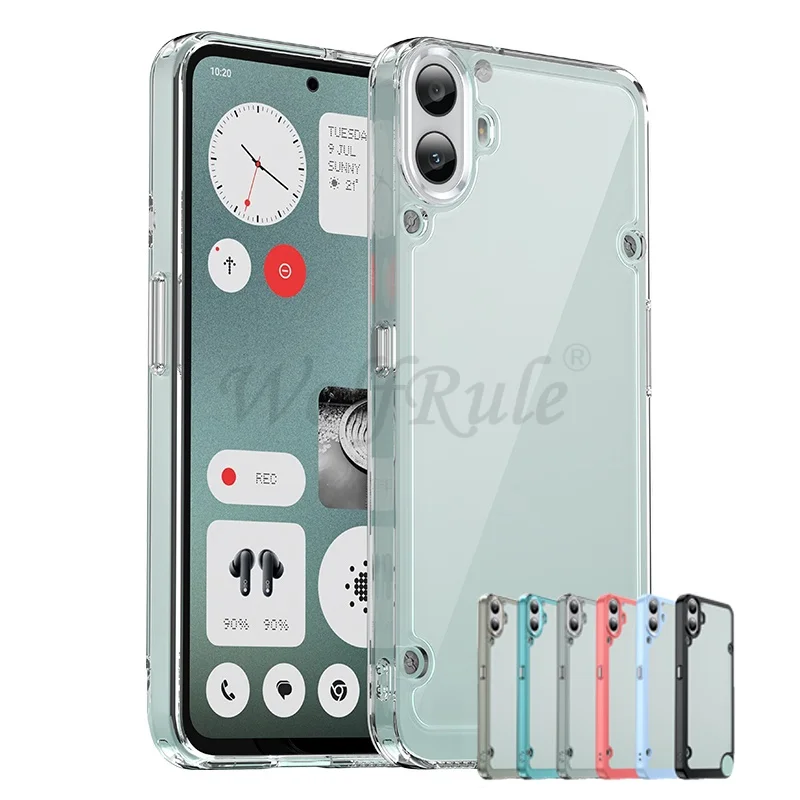 Cover Per Nothing CMF Phone 1 Con Stampa Dipinta - Custodia Morbida Trasparente In TPU Antiurto Con Protezione Fotocamera - Design Sottile E Leggero (Modello Viti) - 2