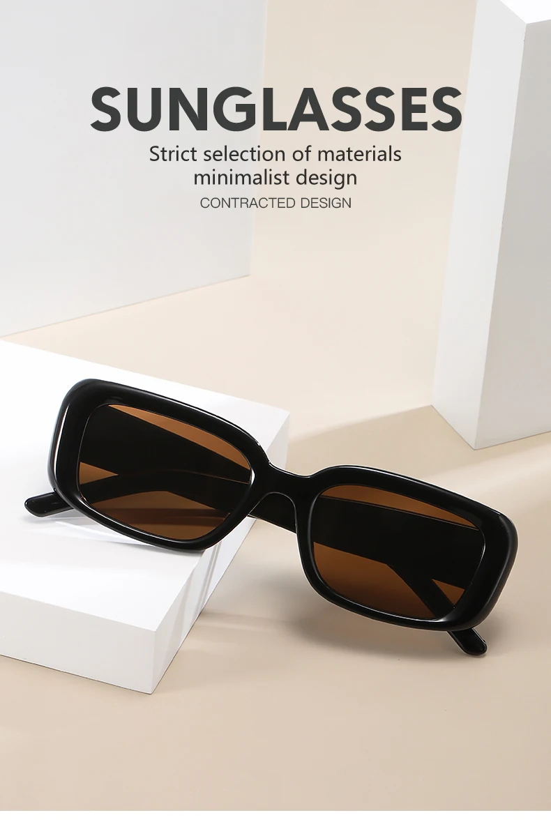 Wandern Y2K Stil Kleine Quadratische Anti Licht Gläser Frauen Kätzchen Auge Sonnenbrille Mode Bunte Spiegel Punk Sport Gläser – Detail 1