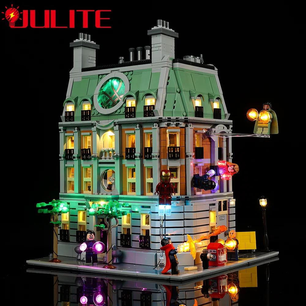 Kit Luce Led Per Sanctum Sanctorum 76218 Building Blocks Set Di Giocattoli Educativi Per Bambini Fai Da Te (Blocchi Non Inclusi)