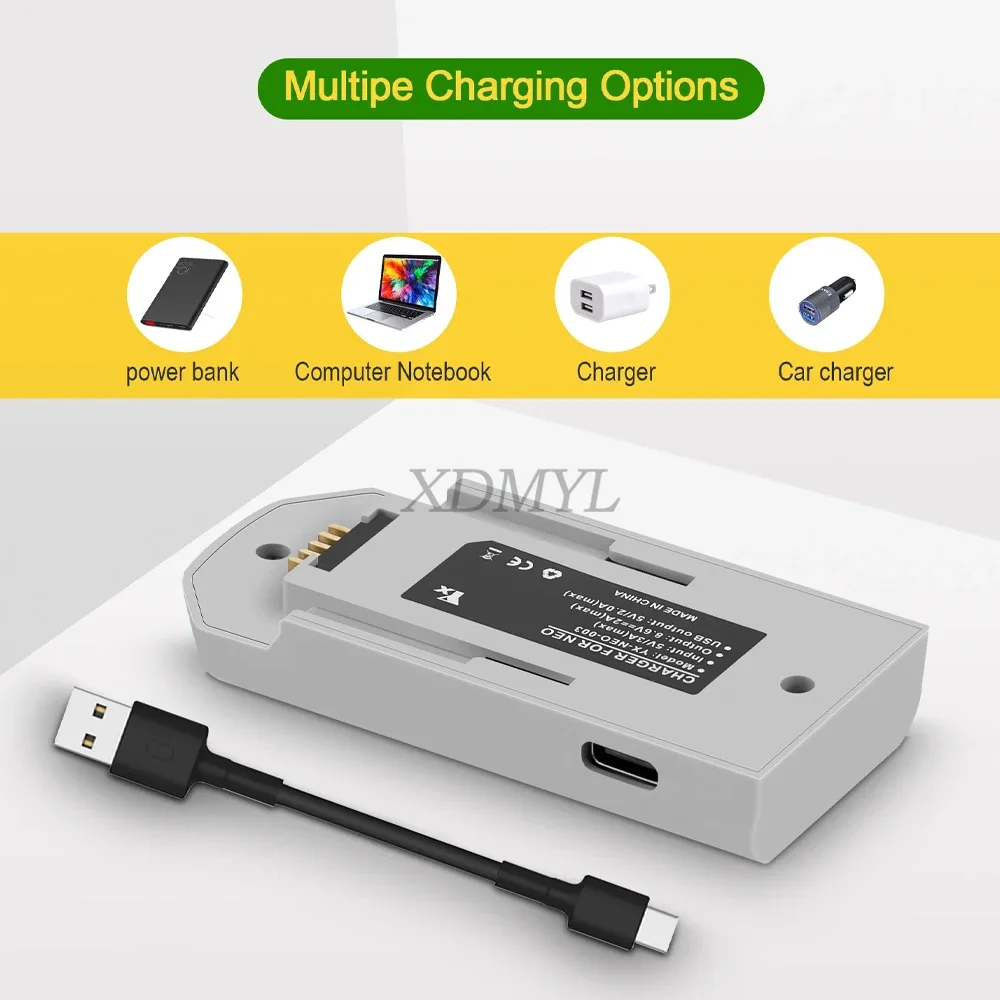 Chargeur Hub Batterie Drone 5V/3A Charge Rapide 5 Min