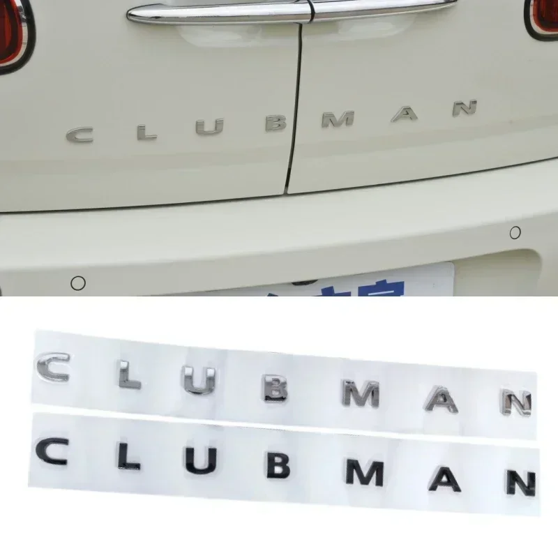 

Эмблема бокового брызговика из АБС-пластика, задняя наклейка, значок багажника, украшение для MINI Cooper S Clubman, логотип, значок с буквой, автомобильные аксессуары